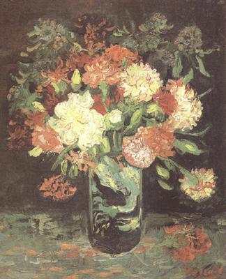 Vincent Van Gogh Vase wtih Carnations (nn04) Spain oil painting art